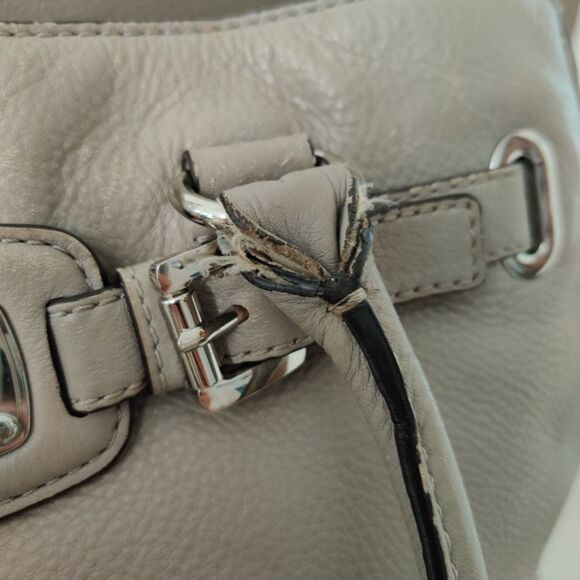 michael kors hamilton satchel gray - Picture 9 of 15